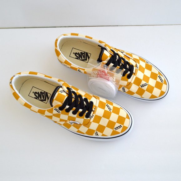 Vans era big checker yellow sneaker shoes main image 4
